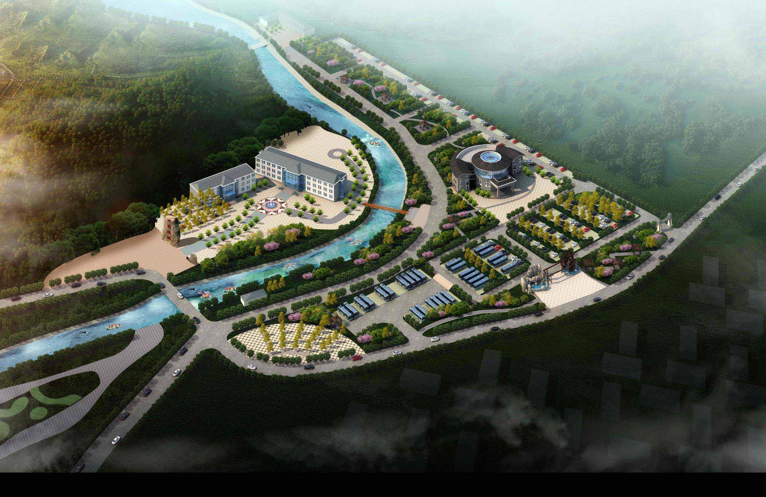 嵩縣蓮花山山地運動度假區(qū)——雙溪漂流修建性詳細規(guī)劃